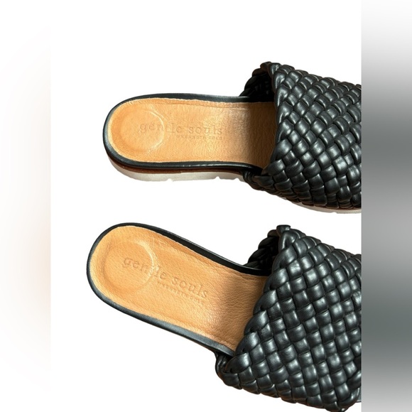 Gentle Souls LAVERN LITE BRAIDED SLIDE SANDAL By Kenneth Cole Size 9 Black - Picture 9 of 16